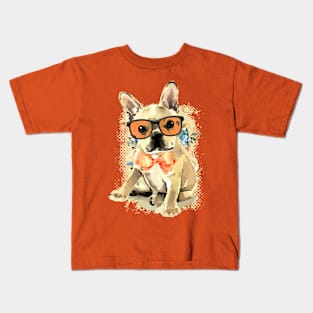 Cute Puppy Bulldog Kids T-Shirt